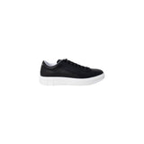 Armani Exchange Black Leather Low Top Sneakers