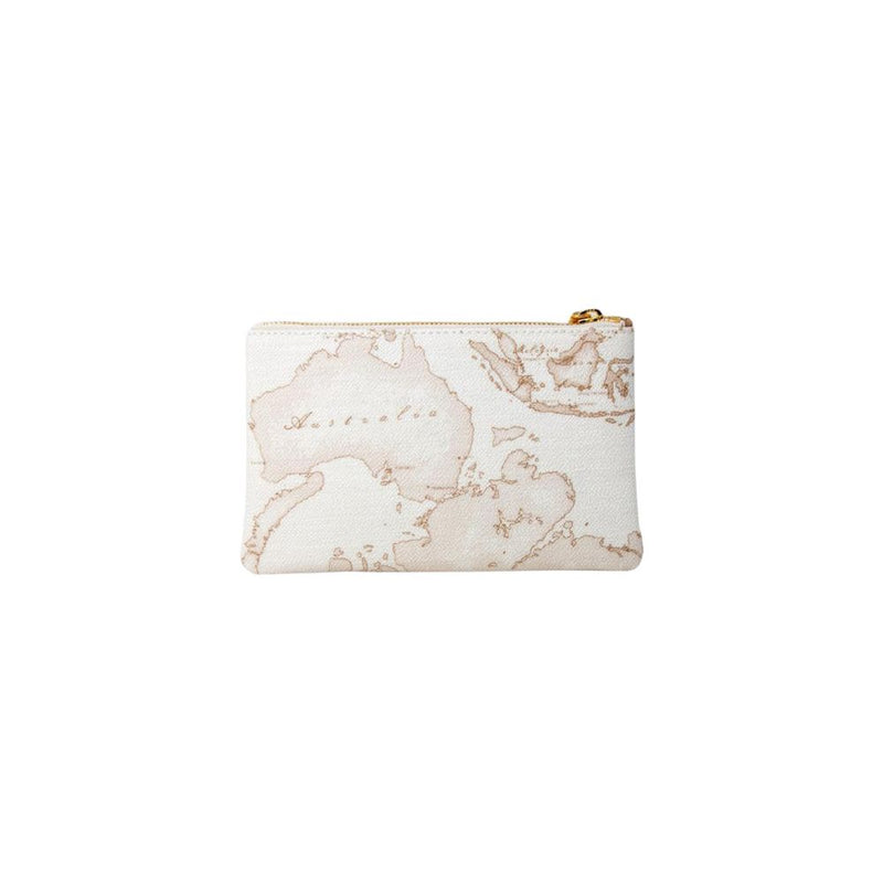 Alviero Martini Prima Classe White Cotton Clutch Bag - Timeless Elegance