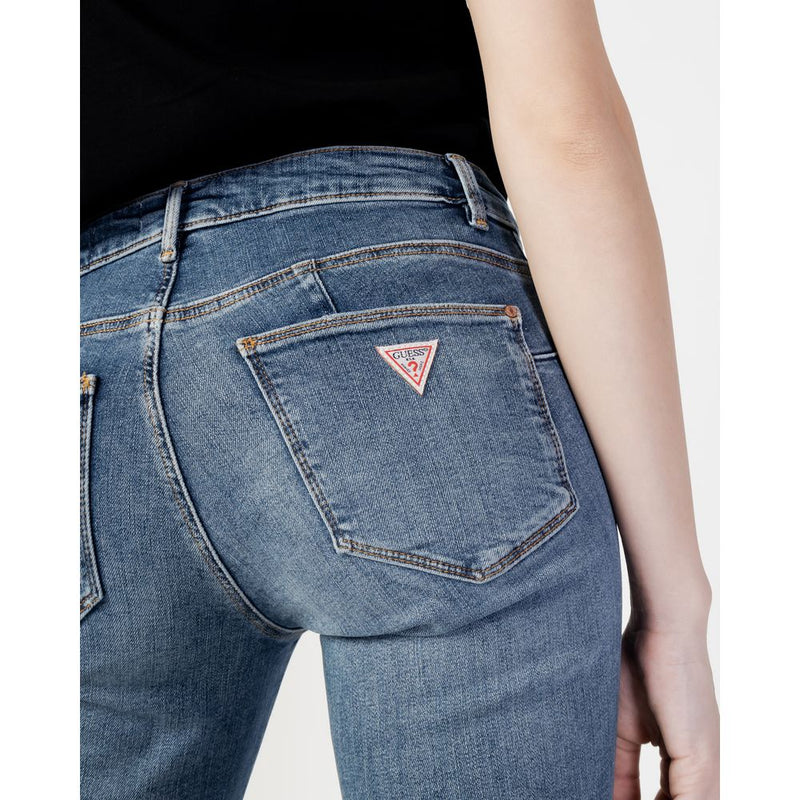 Guess Blue Cotton Skinny Jeans - CURVE X Model