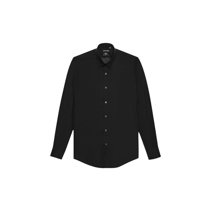 Antony Morato NAPOLI Black Cotton Dress Shirt for Men