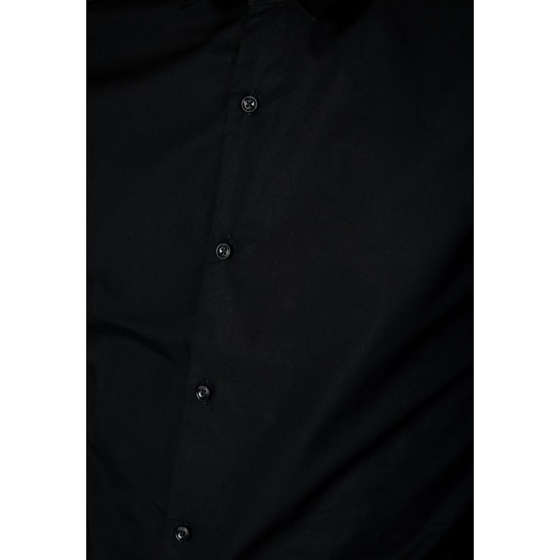Antony Morato NAPOLI Black Cotton Dress Shirt for Men
