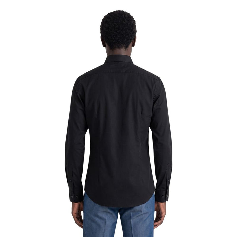 Antony Morato NAPOLI Black Cotton Dress Shirt for Men