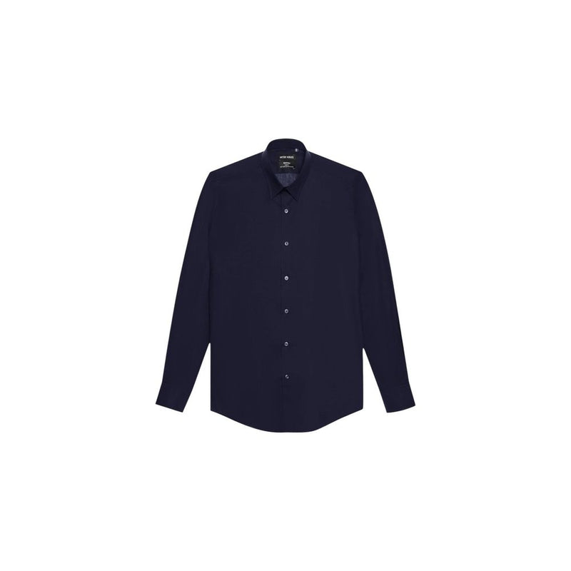 Antony Morato NAPOLI Blue Cotton Dress Shirt for Men