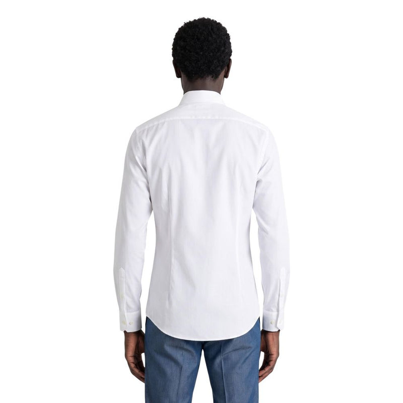 Antony Morato NAPOLI White Cotton Dress Shirt for Men