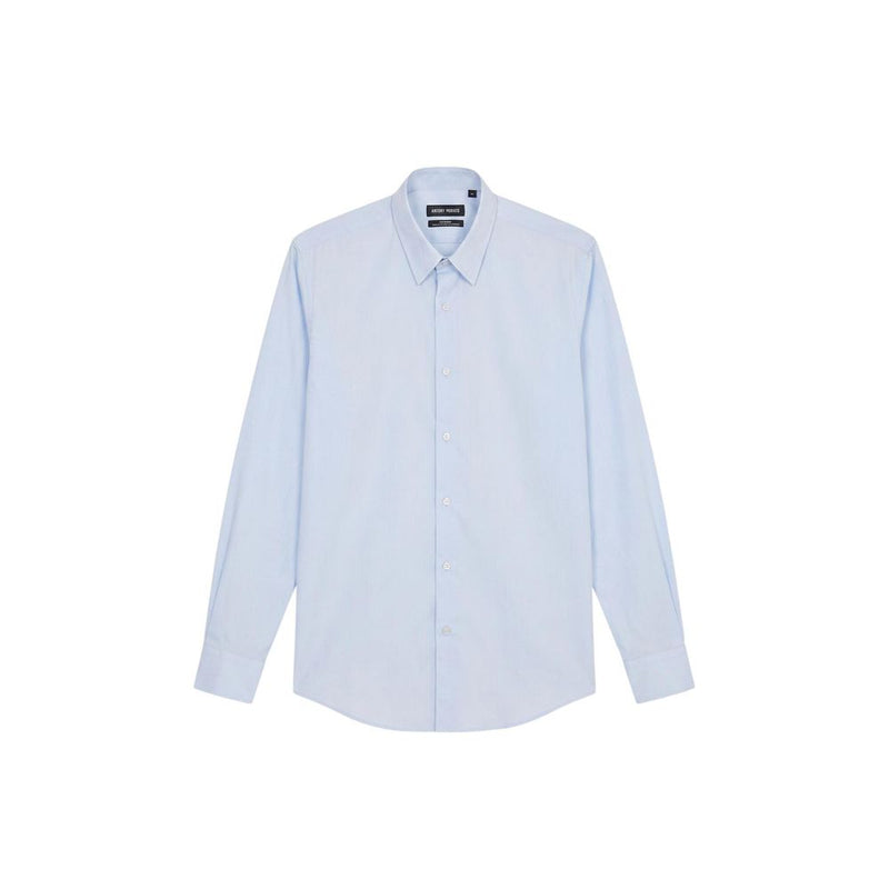 Antony Morato NAPOLI Blue Cotton Dress Shirt for Men