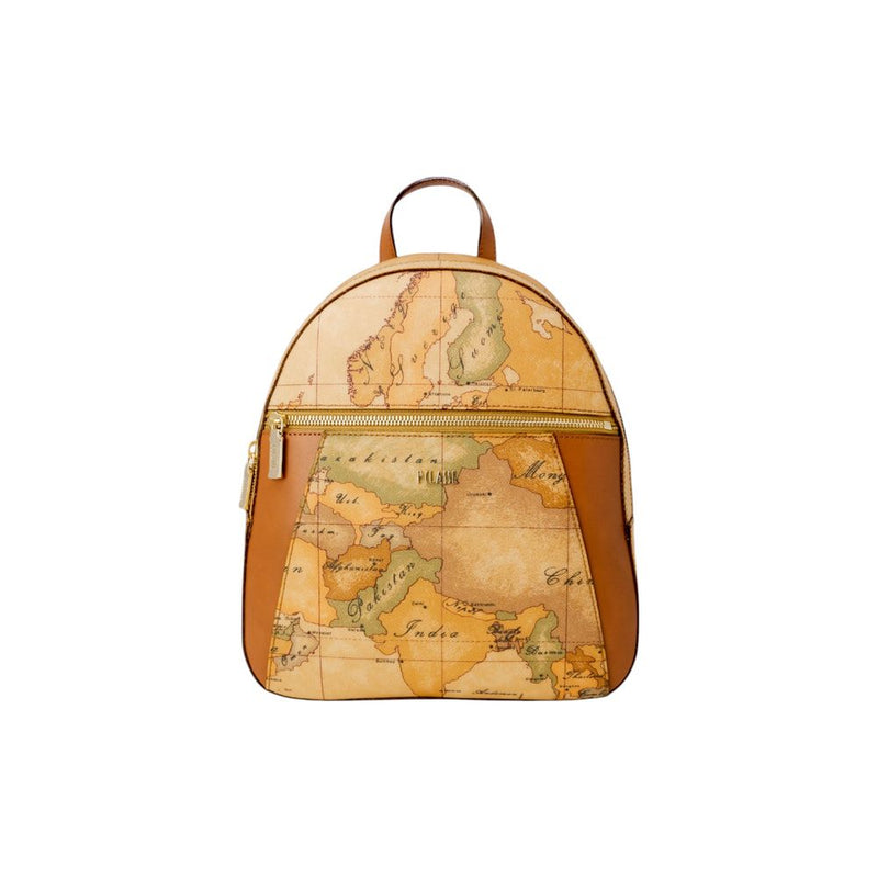 Alviero Martini Prima Classe Beige Cotton Backpack C E033 6000