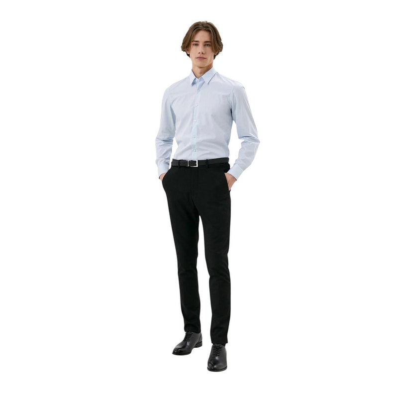 Antony Morato NAPOLI Blue Cotton Dress Shirt for Men