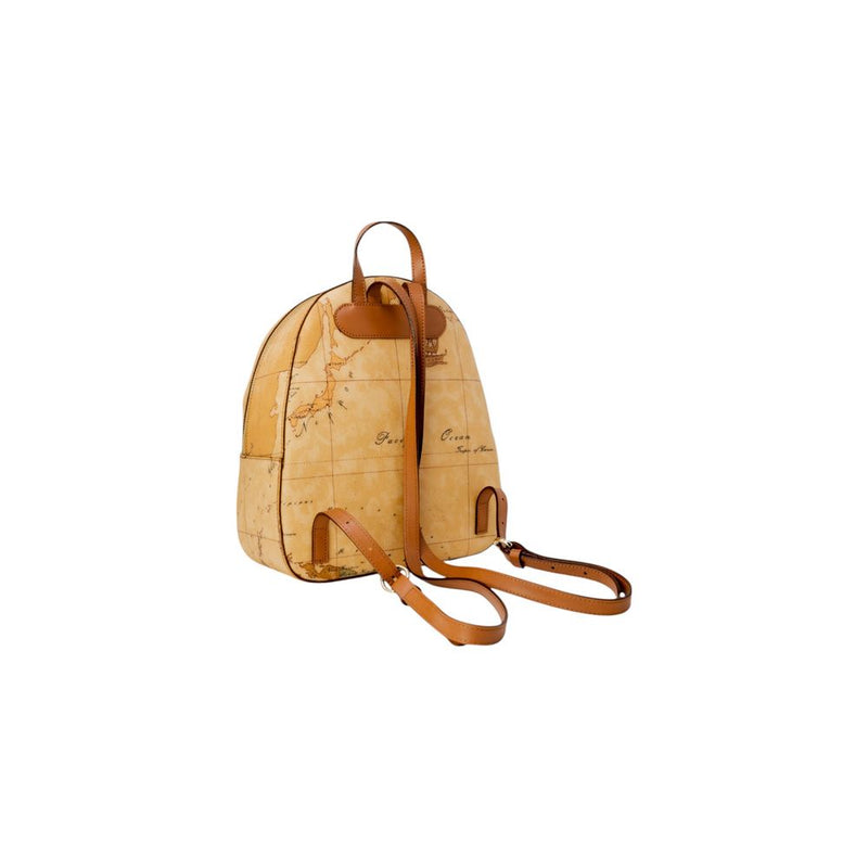 Alviero Martini Prima Classe Beige Cotton Backpack C E033 6000