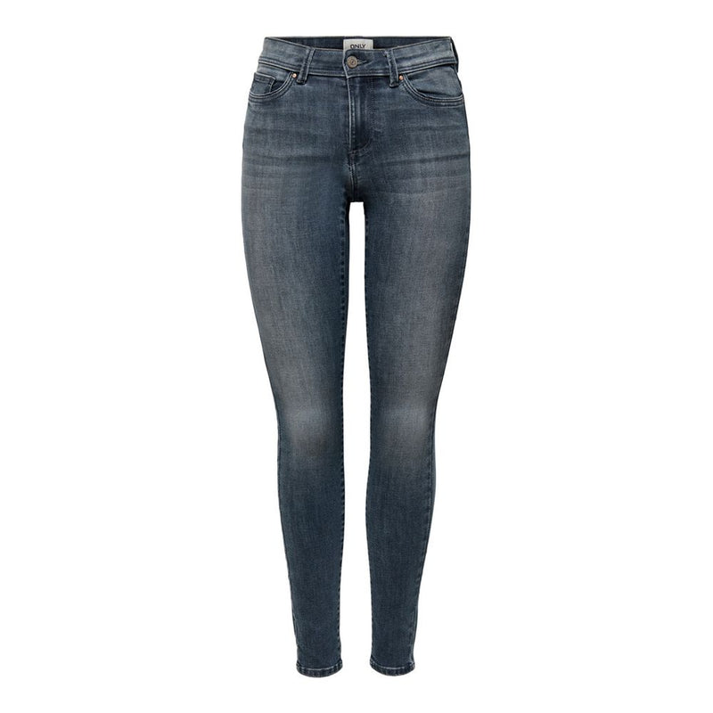 Only ONLWAUW MID SK DNM BJ777 NOOS Blue Cotton Skinny Jeans