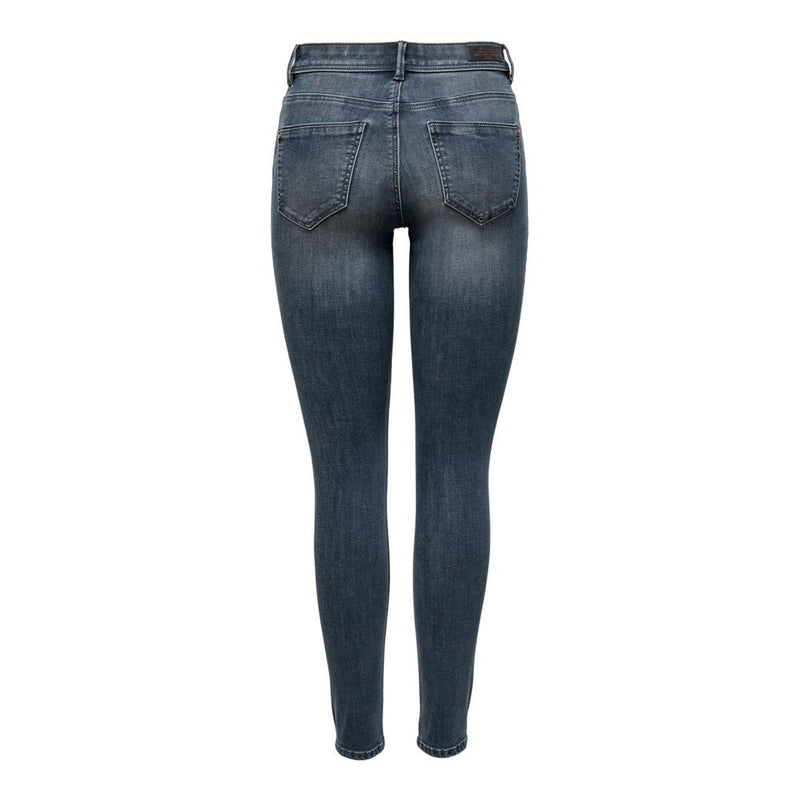 Only ONLWAUW MID SK DNM BJ777 NOOS Blue Cotton Skinny Jeans