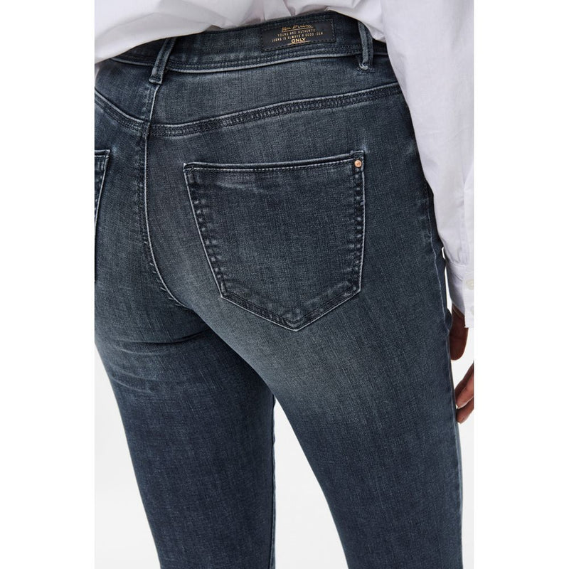Only ONLWAUW MID SK DNM BJ777 NOOS Blue Cotton Skinny Jeans