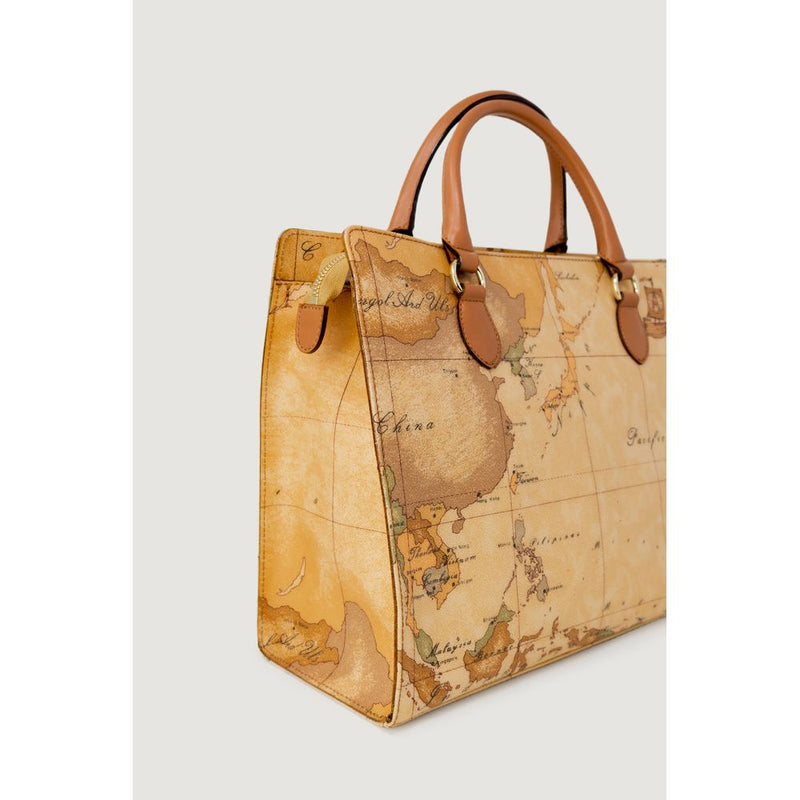 Alviero Martini Prima Classe FANTASIA LOGO Beige Handbag