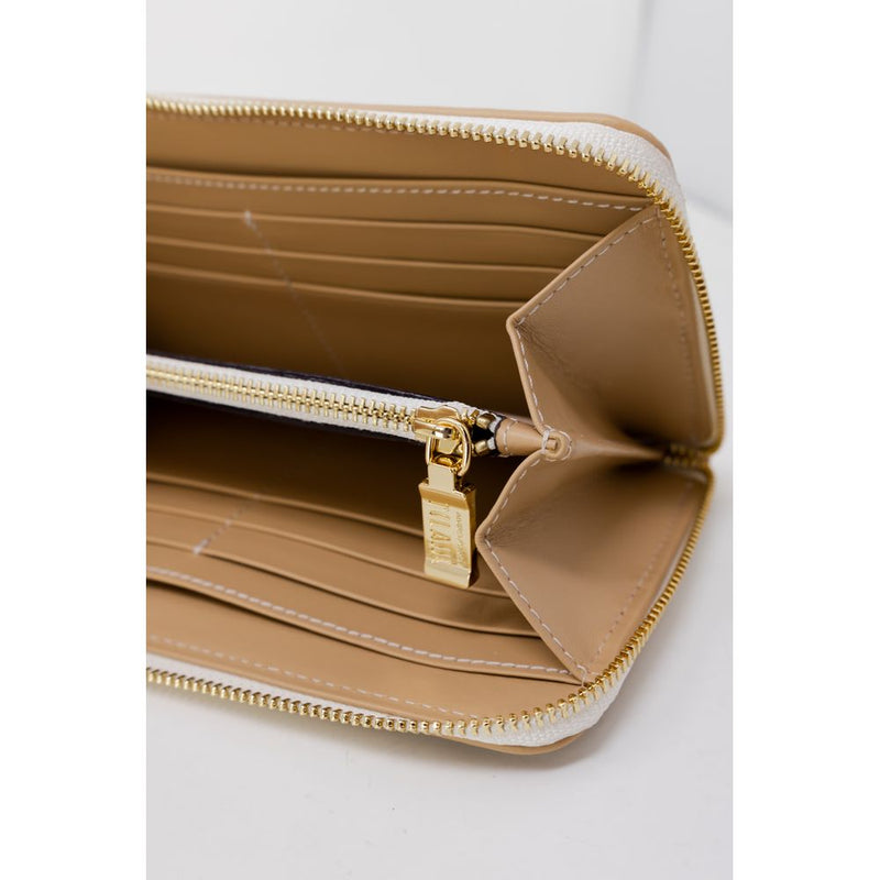 Alviero Martini Prima Classe White Leather Wallet - C W028 6188