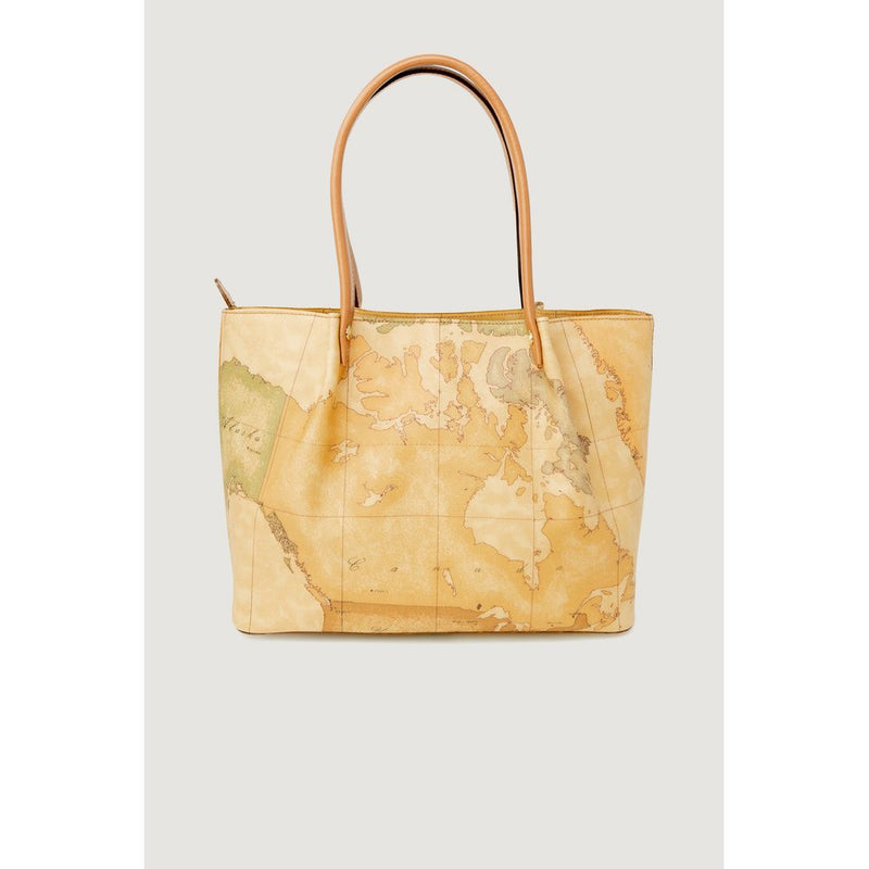 Alviero Martini Prima Classe Beige Leather Handbag - C E041 6000