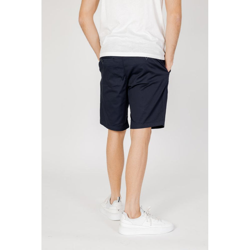 Armani Exchange 8NZS42 ZN1RZ Blue Cotton Bermuda Shorts