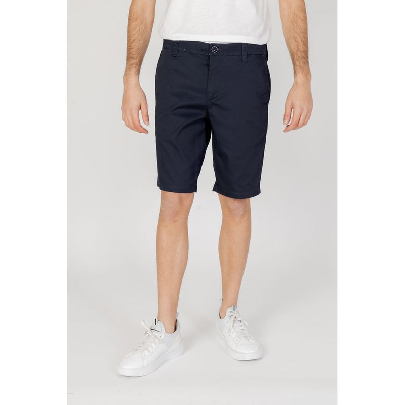 Armani Exchange 8NZS42 ZN1RZ Blue Cotton Bermuda Shorts