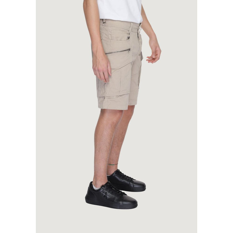 Replay JOE M9907 Beige Cotton Bermuda Shorts for Men