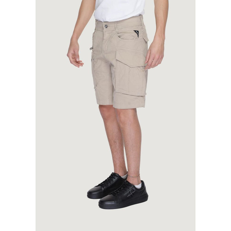 Replay JOE M9907 Beige Cotton Bermuda Shorts for Men