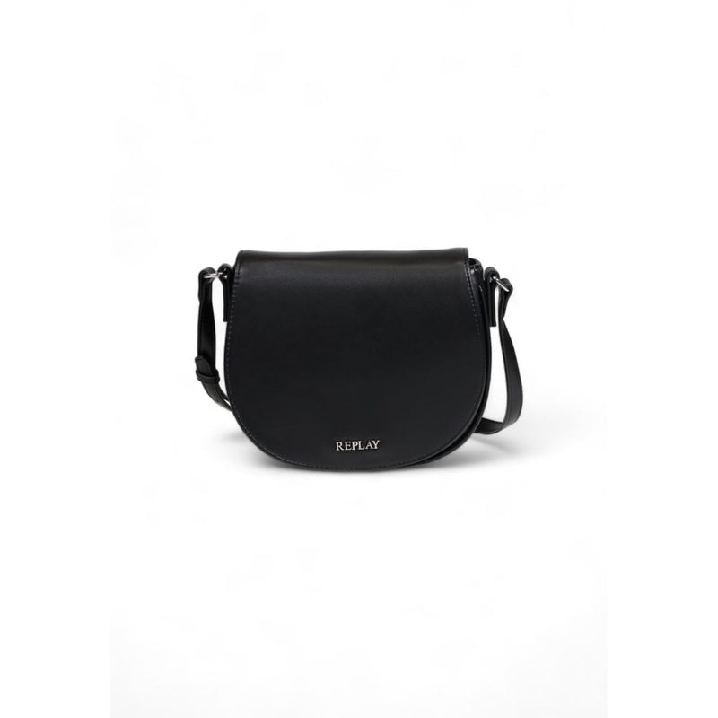 Replay Black Polyethylene Handbag - Stylish and Functional