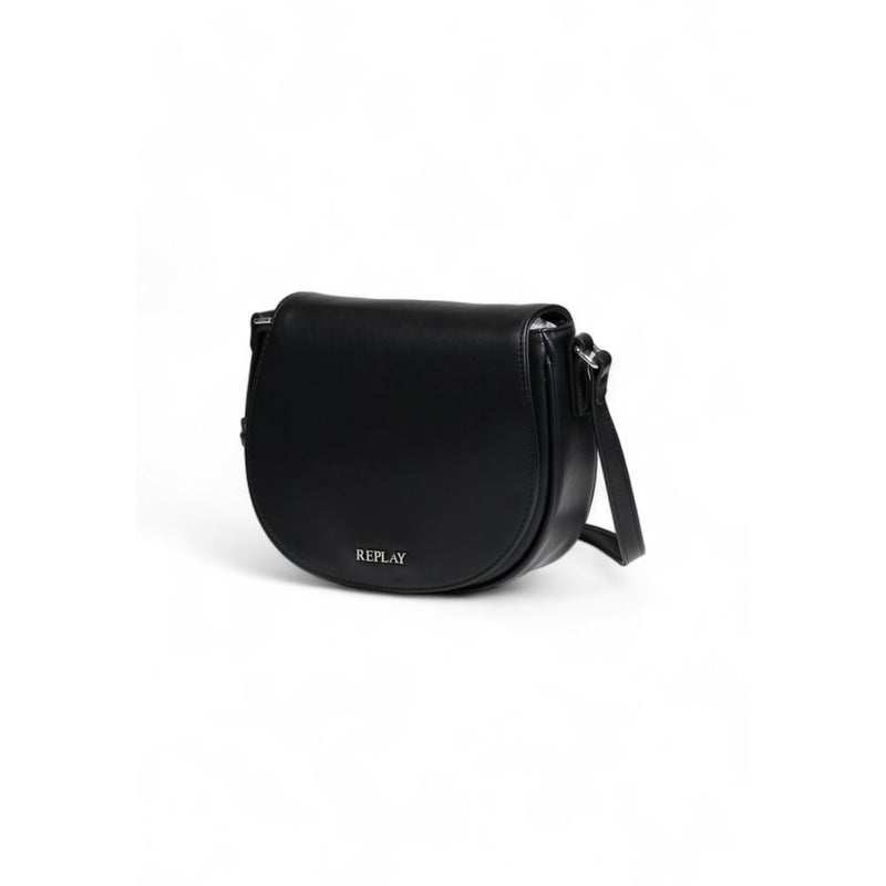 Replay Black Polyethylene Handbag - Stylish and Functional