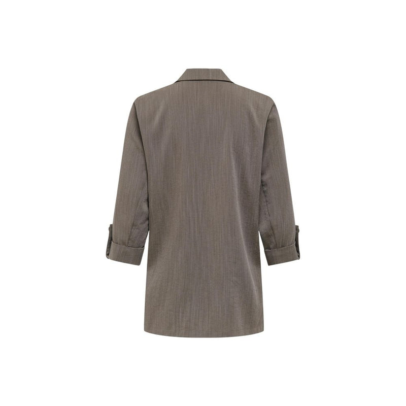 Only Onlmarsa Beige Viscose Blazer for Women