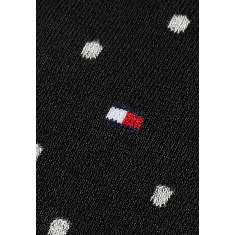 Chaussettes en Coton Noir et Blanc Tommy Hilfiger - Modèle SOCK DOT 2P