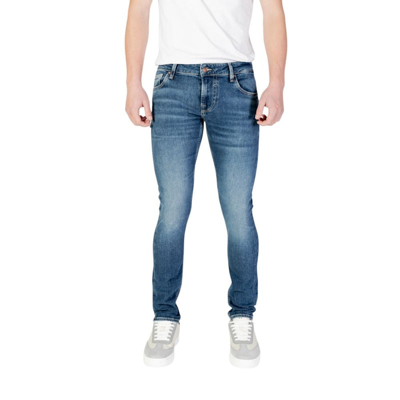 Guess Blue Cotton Skinny Jeans for Men - MIAMI M2YAN1 D4Q42