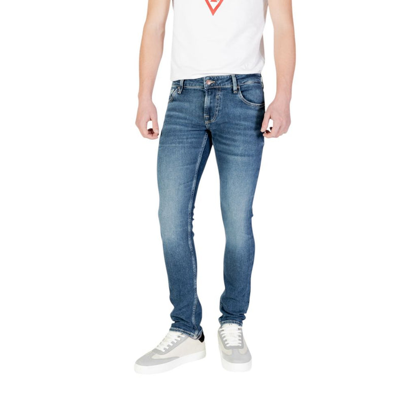 Guess Blue Cotton Skinny Jeans for Men - MIAMI M2YAN1 D4Q42
