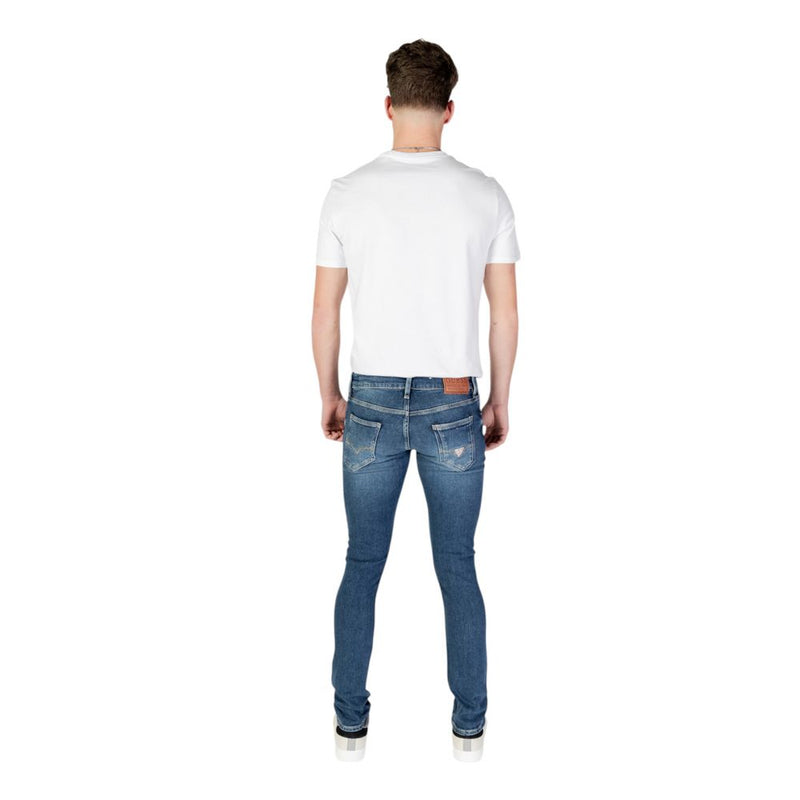 Guess Blue Cotton Skinny Jeans for Men - MIAMI M2YAN1 D4Q42