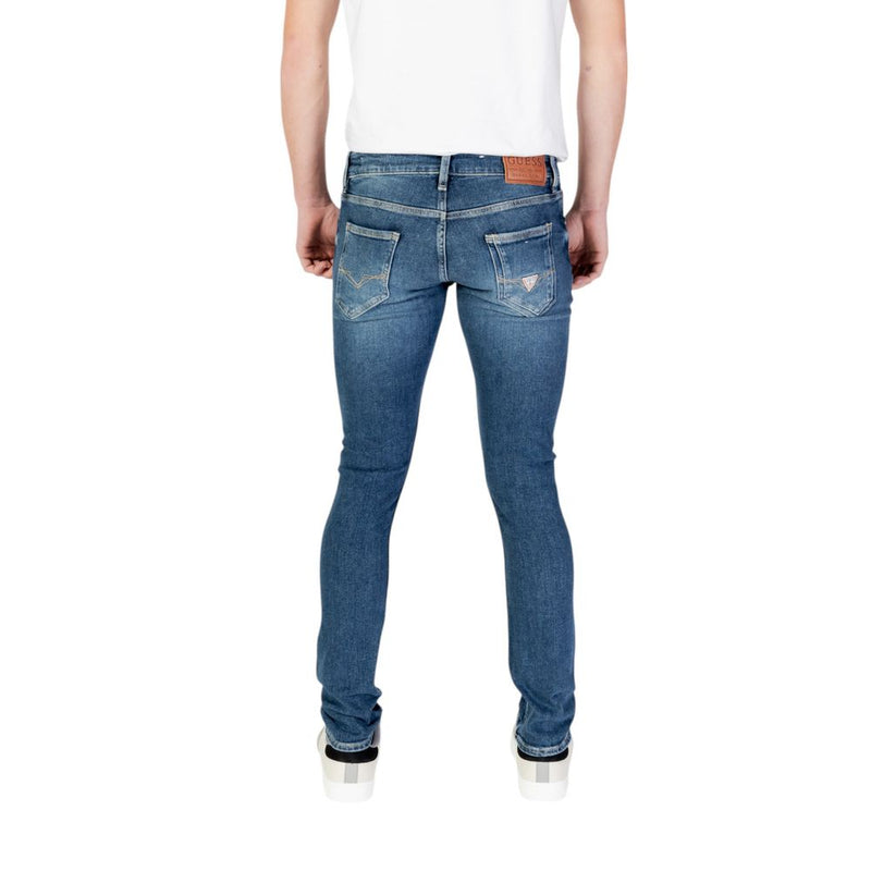 Guess Blue Cotton Skinny Jeans for Men - MIAMI M2YAN1 D4Q42