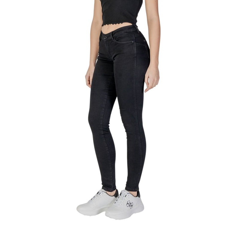 Guess Black Cotton Skinny Jeans - Women's Super Slim Fit