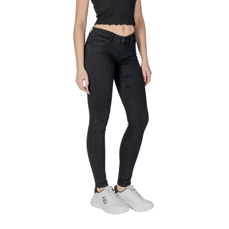 Guess Black Cotton Skinny Jeans - Women's Super Slim Fit