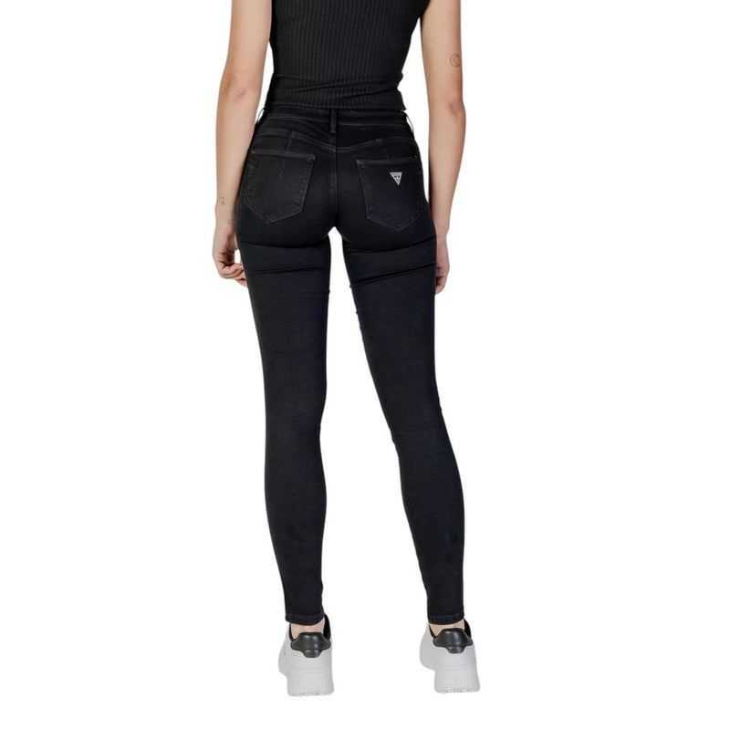 Guess Black Cotton Skinny Jeans - Women's Super Slim Fit