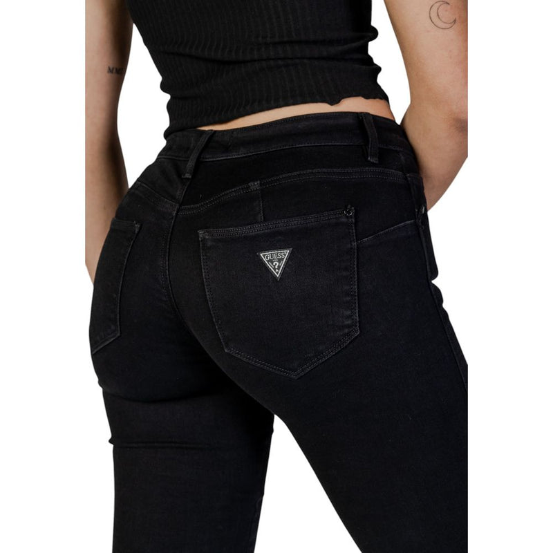 Guess Black Cotton Skinny Jeans - Women's Super Slim Fit