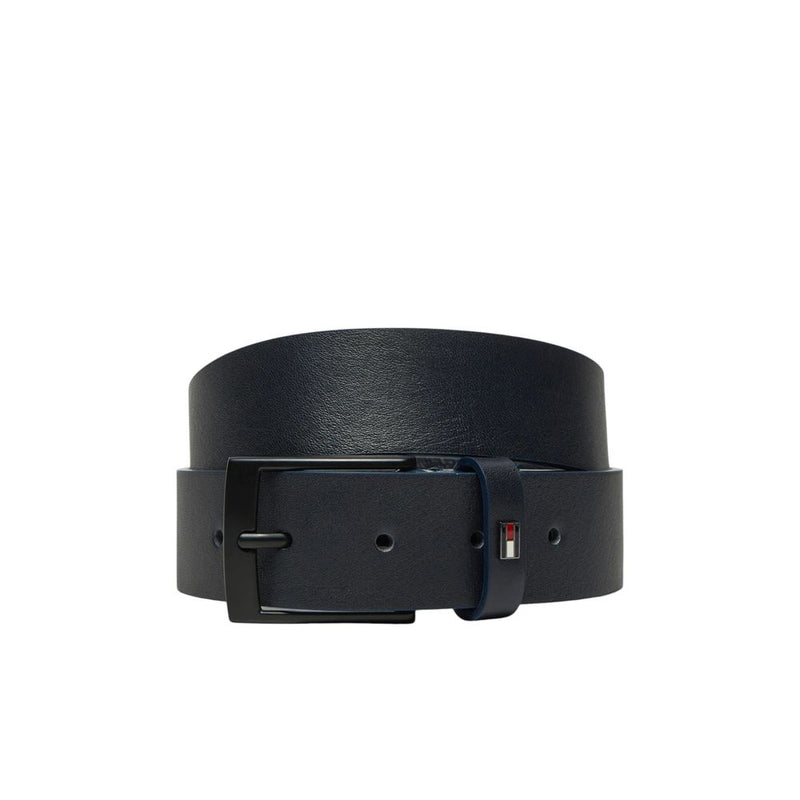 Tommy Hilfiger ADAN Blue Leather Regular Belt for Men