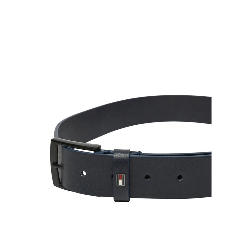 Tommy Hilfiger ADAN Blue Leather Regular Belt for Men