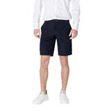 Armani Exchange Blue Polyamide Bermuda Shorts