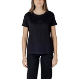 Armani Exchange Black Cotton T-Shirt