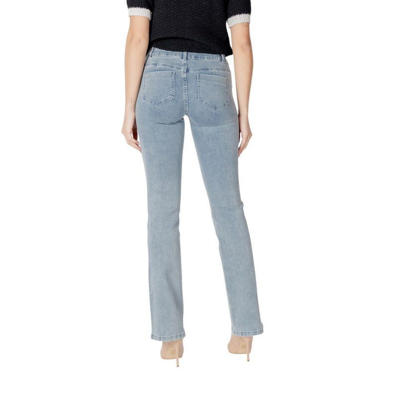 Morgan De Toi Blue Cotton Skinny Jeans for Women