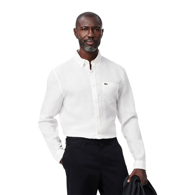 Lacoste White Linen Shirt - CH5692-00