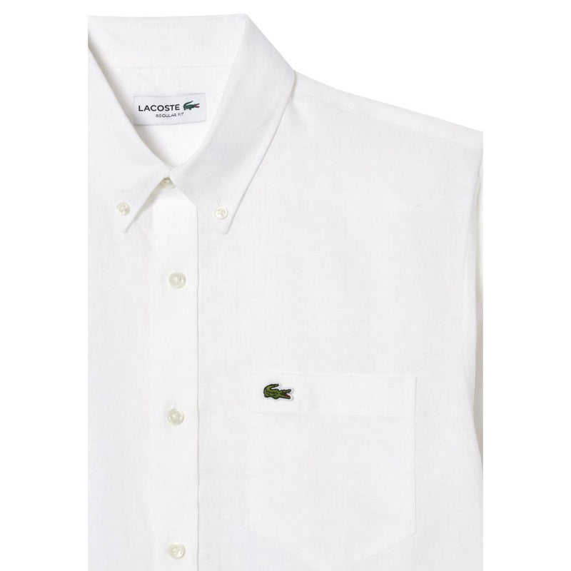 Lacoste White Linen Shirt - CH5692-00
