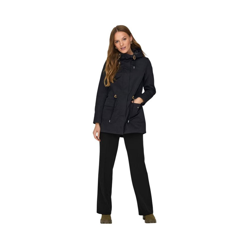 Only ONLLOUISE Black Polyester Parka for Women