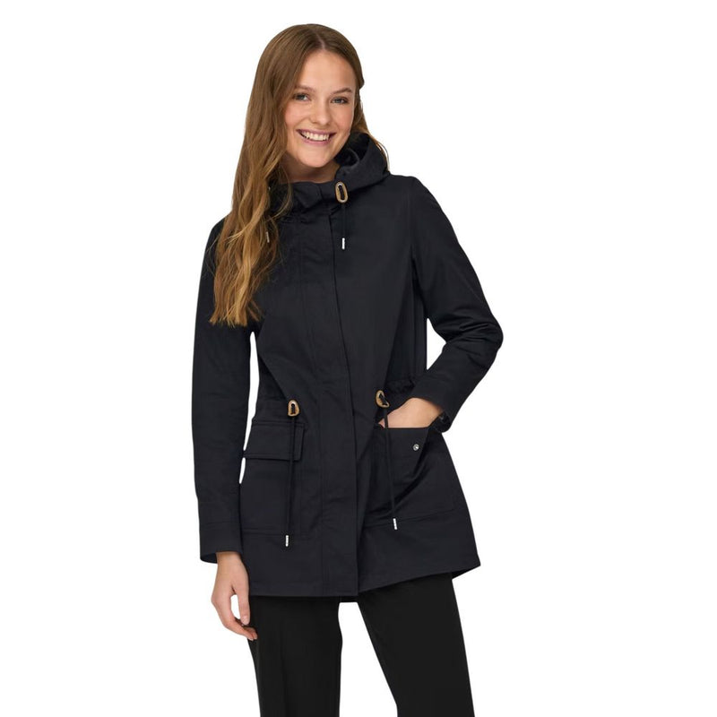 Only ONLLOUISE Black Polyester Parka for Women