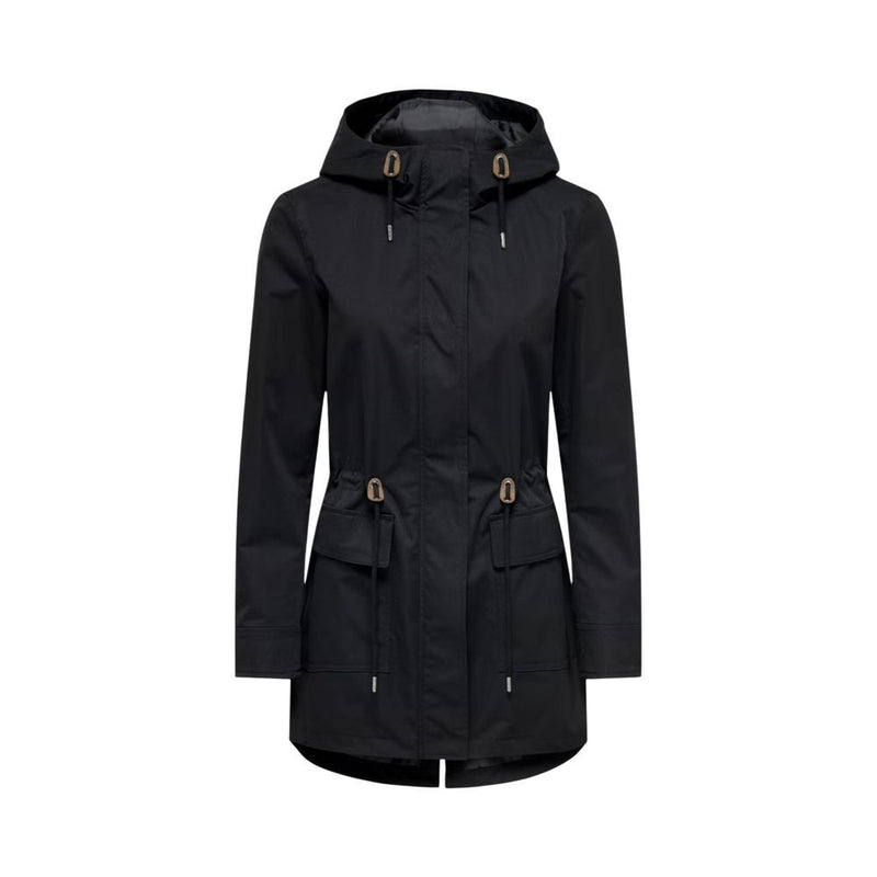 Only ONLLOUISE Black Polyester Parka for Women