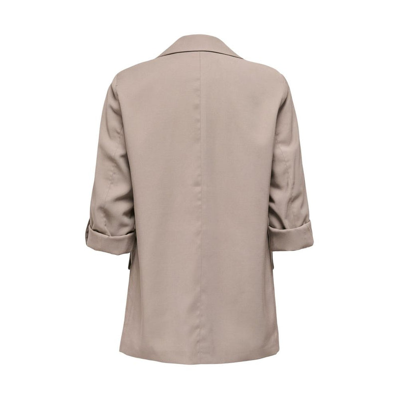 Only ONLARIS LIFE Beige Viscose Blazer for Women