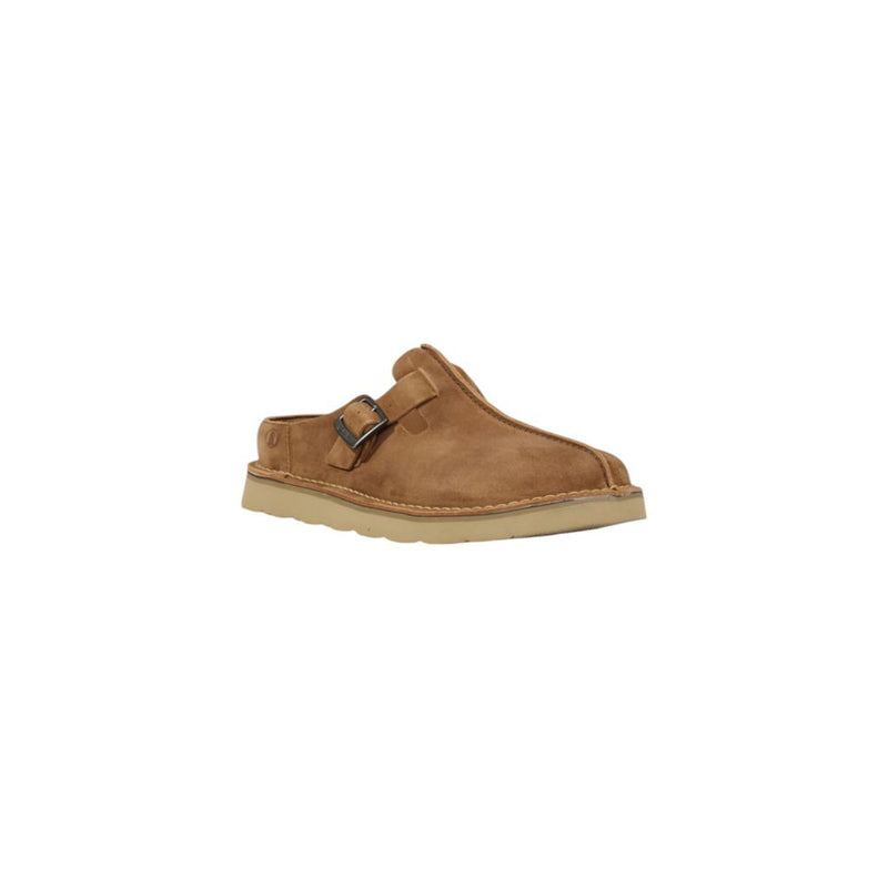 Clarks Beige Suede Leather Clogs for Men - SOLSBURY MULE