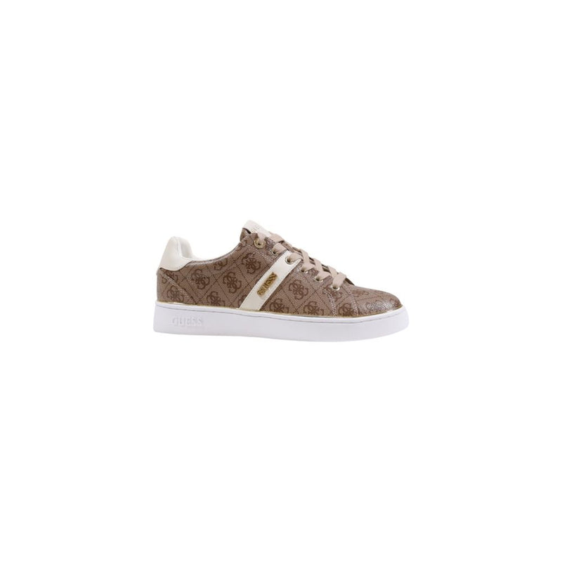 Guess Britz Beige Polyethylene Low Top Sneakers for Women