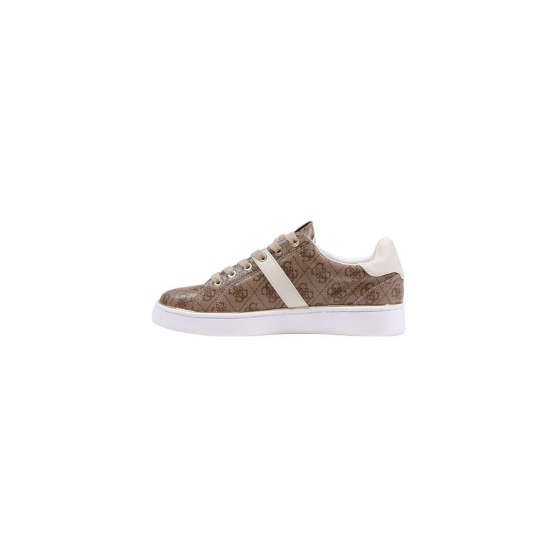 Guess Britz Beige Polyethylene Low Top Sneakers for Women