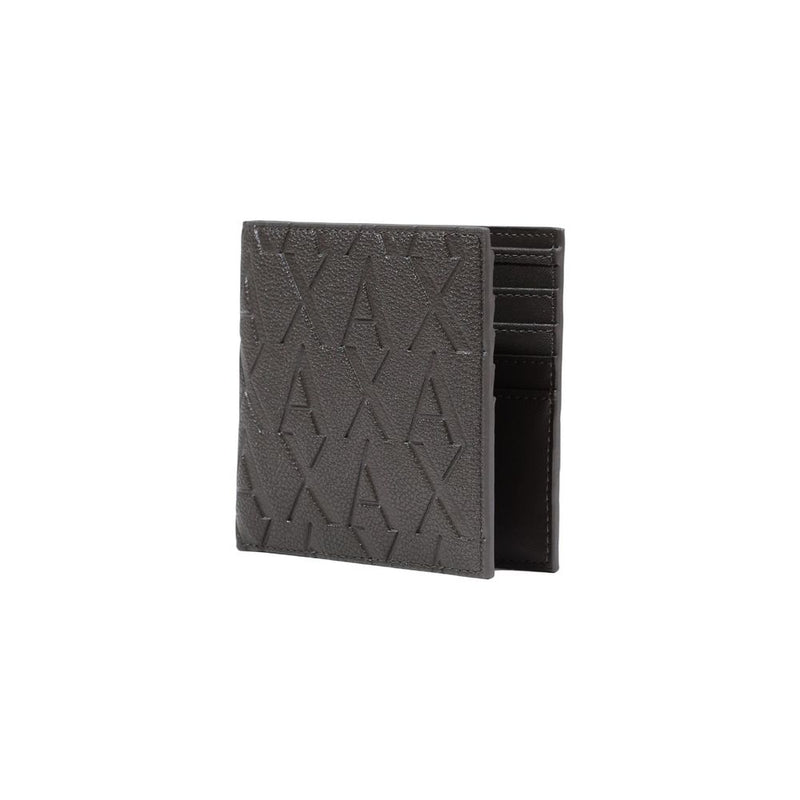 Armani Exchange Brown Polyester Cardholder - Model XM000168 AF12133