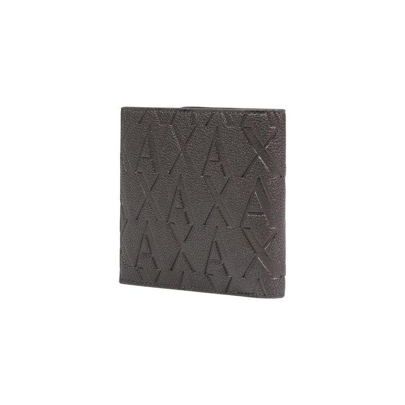 Armani Exchange Brown Polyester Cardholder - Model XM000168 AF12133